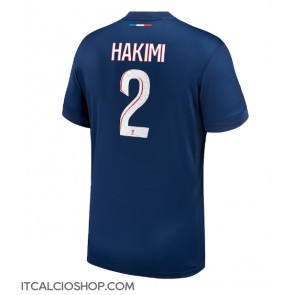 Paris Saint-Germain Achraf Hakimi #2 Prima Maglia 2024-25 Manica Corta